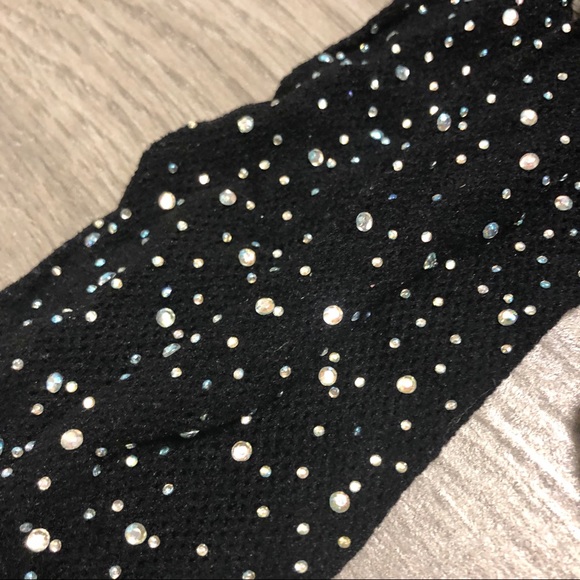 NWT rhinestone fishnet pantyhose sexy crotchless - Picture 6 of 16